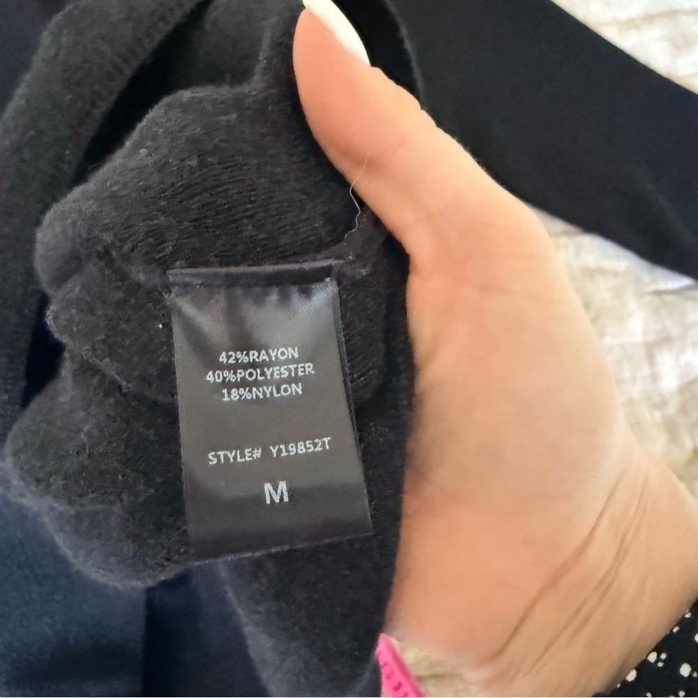 Tuckernuck pomander place noir Vivianne sweater dress black shimmer Size Medium - Picture 10 of 10